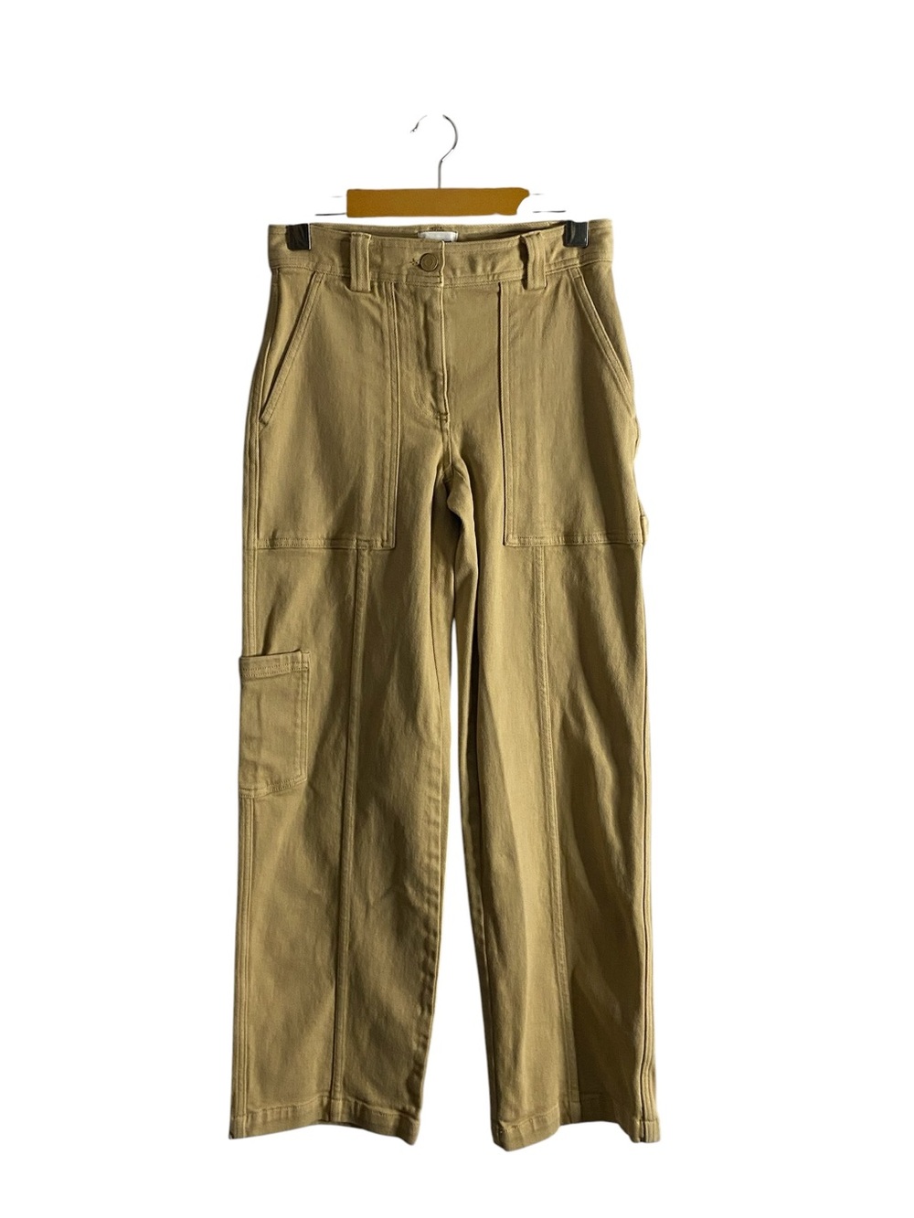 Aritzia x Sunday Best Women's Khaki/Tan Utility Straight Fit Cargo Pants